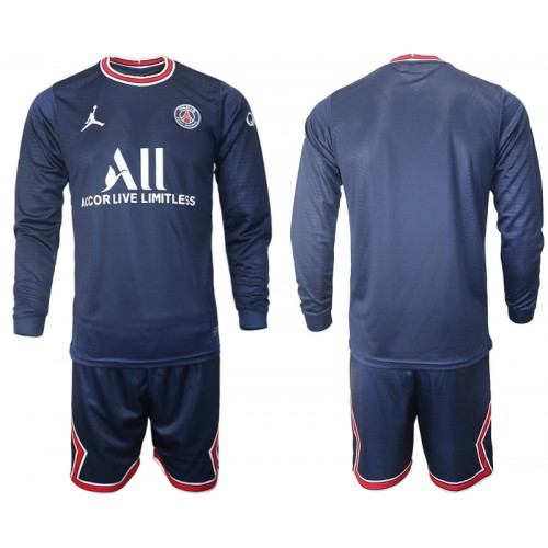Paris Saint-Germain Dres Dječji Domaći 2021/22 Dugim Rukavima Paris Saint-Germain Dres Dječji Domaći 2021/22 Dugim Rukavima